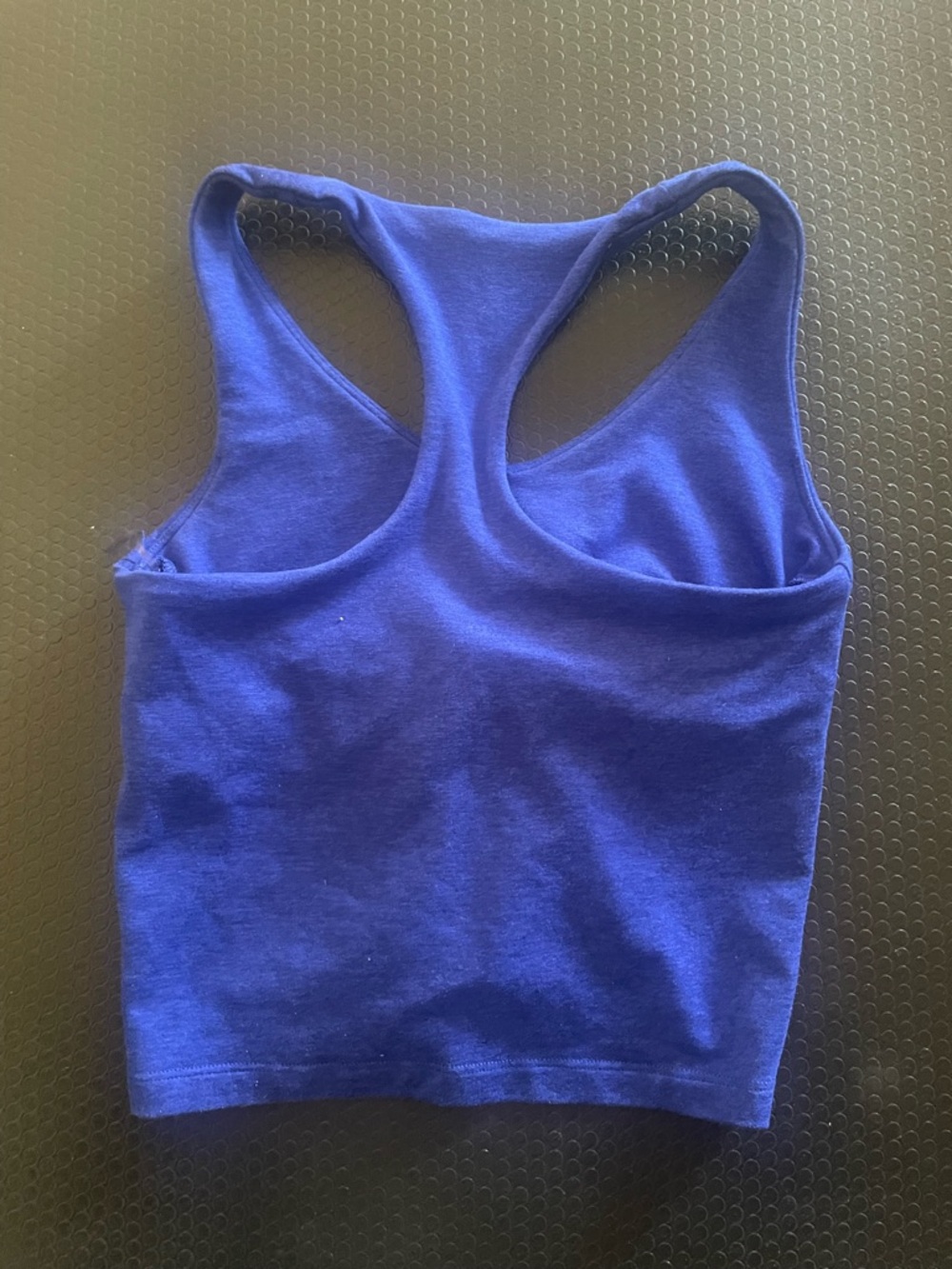 Vuori Electric Blue Ribbed Racerback Tank - Picture 3 of 4